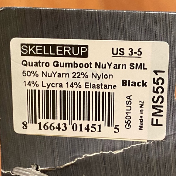 Quatro wool socks… size:S… color:black - Picture 5 of 5